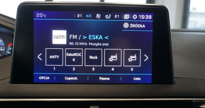 Peugeot 3008 cena 109900 przebieg: 60912, rok produkcji 2018 z Piaseczno małe 631